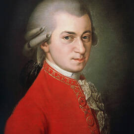 Portrait of Wolfgang Amadeus Mozart by The Luxury Art Collection