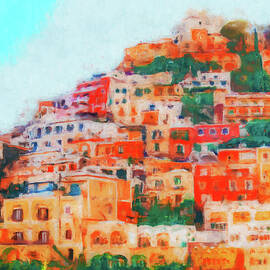 Positano, beauty of Italy - 23 by AM FineArtPrints