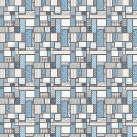 Present Patterns for the Holidays - Silver Colorway by Snow Iris Studio