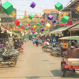Pub Street Siem Reap Cambodia by Rebecca Herranen