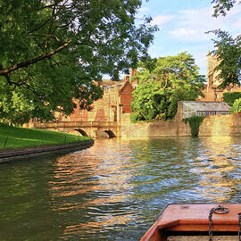 Punting on River Cam by Jean Noren