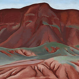Purple Hills Ghost Ranch No II by Georgia O'Keeffe by Georgia O'Keeffe