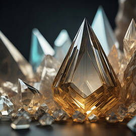 Quartz Gemstone abstract 003 by Flees Photos