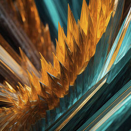 Quartz Gemstone abstract 008 by Flees Photos