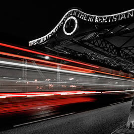 Queen River Bridge Night Moves II by DEE POTTER