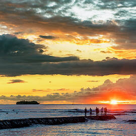 Queen's Beach Sunset by Kelley King