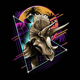 Rad Triceratops by Vincent  Trinidad