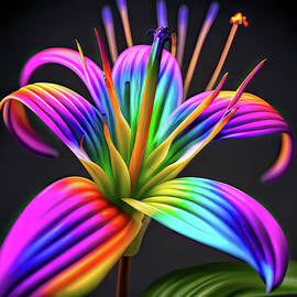 Rainbow Lily Aspirations by Bill and Linda Tiepelman