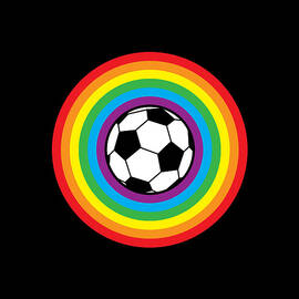Rainbow Soccer Ball by Flippin Sweet Gear