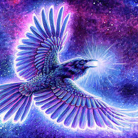 Raven Placing the Stars by Rebecca Wang