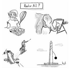 Real or A.I.? by Bob Eckstein