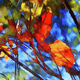 Red autumn leaves by Tatiana Travelways