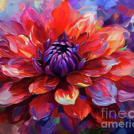 Red Dahlia by Macro Abundance