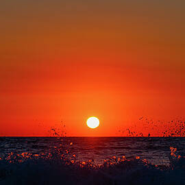 Red Mazatlan Sunset by Tommy Farnsworth