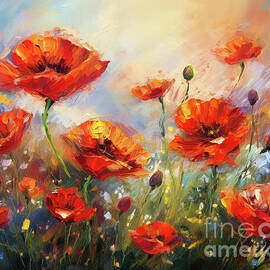 Red Poppies by Macro Abundance