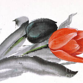 Red Tulip by Wang Zhenhua
