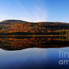 Reflection Pond in autumn by Olivier Le Queinec