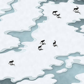 Reindeer pattern by Moira Risen