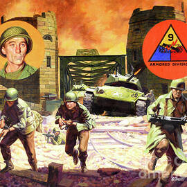 Remagen Bridge Taken By U.S. Forces by Shannon Stirnweis