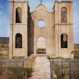 Remains of San Isidro Church in San Luis Valley CO by Mary Lee Dereske