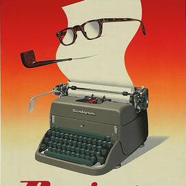 Remington Standard - Vintage British typewriter advertisement - object poster by John Bainbridge