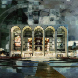 Lincoln Center, Pandemic-Empty by Carol Whaley Addassi