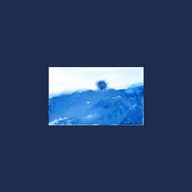 Restful Energy on Manganese Black by Elizabeth Reich