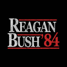 Retro Reagan Bush 1984 by Flippin Sweet Gear