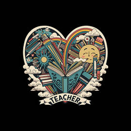 Retro Teacher Love Appreciation Back to School by Flippin Sweet Gear