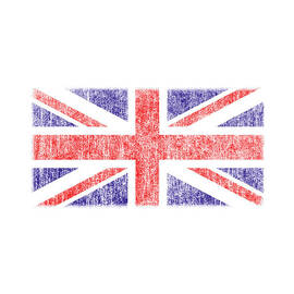 Retro UK Union Jack Flag by Flippin Sweet Gear
