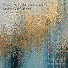 Revelation 21 23 Square Christian Art, The Glory Of God by Mark Lawrence