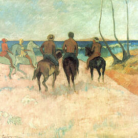 Riders on the Beach by Paul Gauguin by The Luxury Art Collection