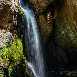 Rio en el Medio Falls New Mexico by Tommy Farnsworth