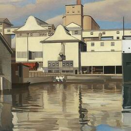 River Rouge Plant by Charles Sheeler by Charles Sheeler