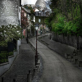 Road to Sacre Coeur, Paris by Serge Ramelli