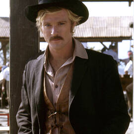 Robert Redford Butch Cassidy and Sundance Kid 1969 Western Classic Portrait by Silver Screen