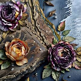 Rock Flowers by Eris And AI