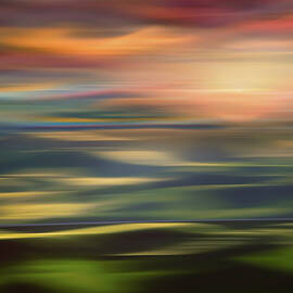 Rolling Hills at Sunset by Ursula Abresch