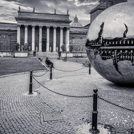 Roma and Vatican BW - Giant Fractured Sphere  by Stefano Senise