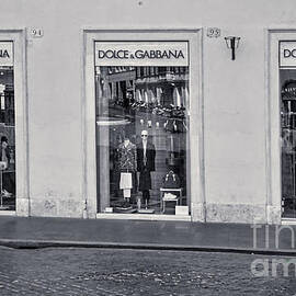 Rome Bw - Dolce and Gabbana Store in Piazza di Spagna by Stefano Senise