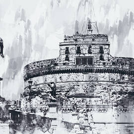 Rome, Mausoleum of Hadrian - 15 by AM FineArtPrints
