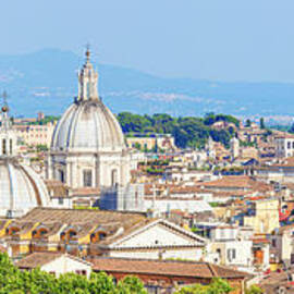 Rome skyline panorama by Neale And Judith Clark