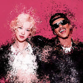 ROSE, Bruno Mars - APT, ABSTRACT by Gradify Creations