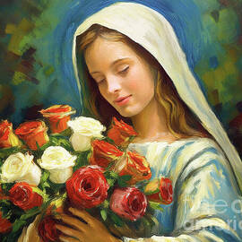Roses For Mary by Macro Abundance
