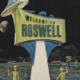 Roswell Scene Allegedly by Jeffrey Kolker