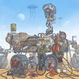 Rover Ruins Ride by EvanArt - Evan Miller