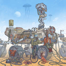 Rover Ruins Ride - w/ Helmets by EvanArt - Evan Miller