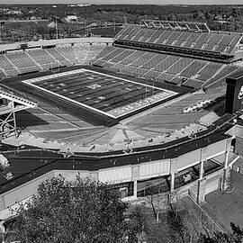 Rutgers NJ Football Stadium IV BW by Susan Candelario