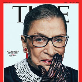 Ruth Bader Ginsburg 1933-2020 by Photograph by Sebastian Kim--AUGUST for TIME