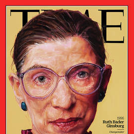 Ruth Bader Ginsburg, 1996 by Painting by Shana Wilson for TIME